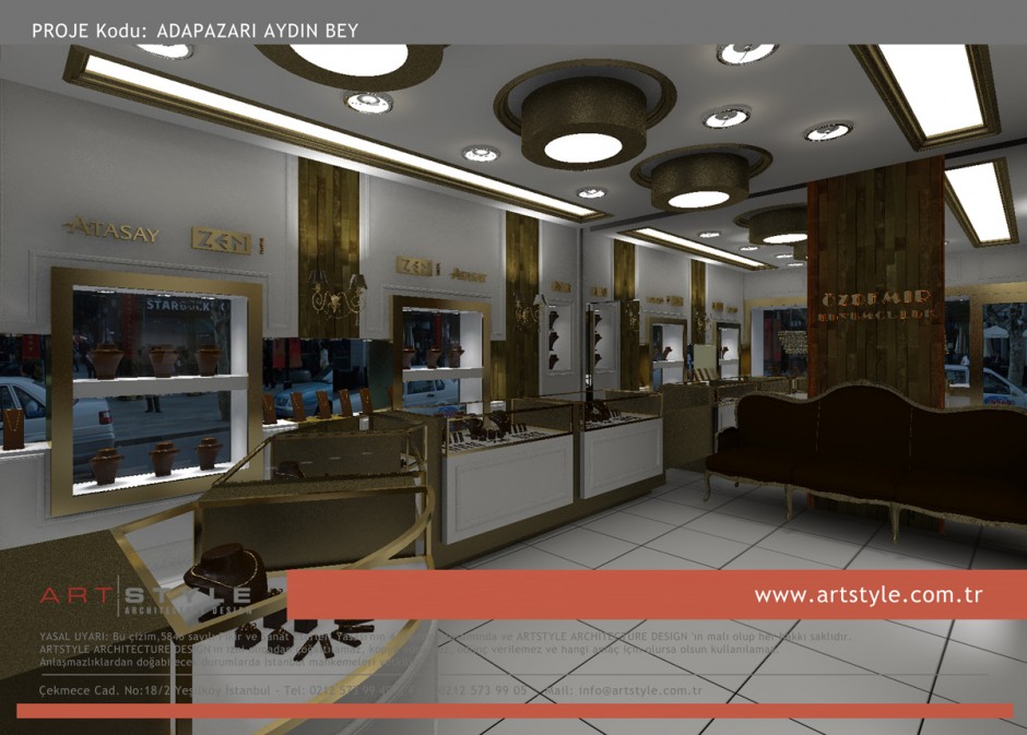 Kuyumcu Mağaza Tasarım